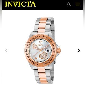 *BRAND NEW Invicta Lady’s Watch.Rose gold, steel Adjustable Woman/ Mothers watch